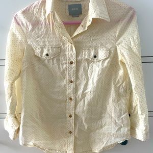 Anthropologie Maeve 3/4 sleeve blouse